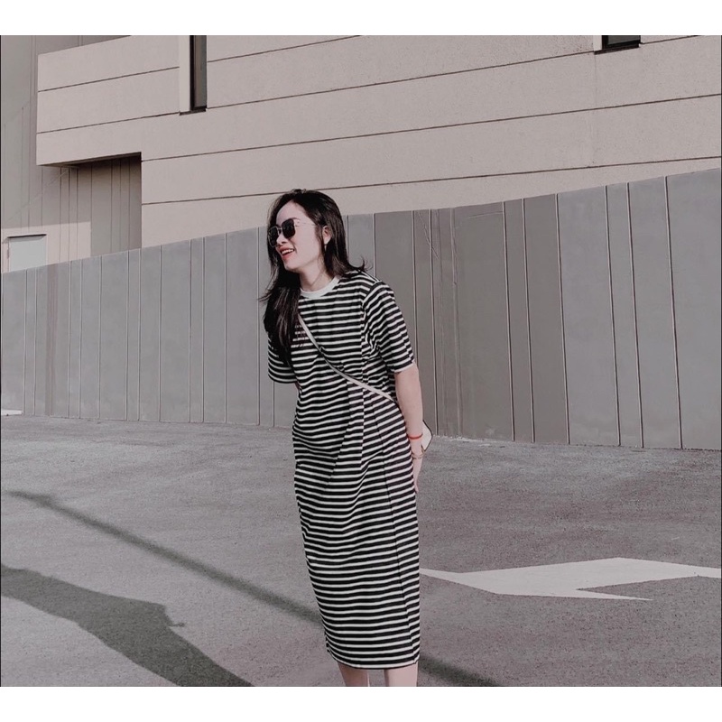 💥không lợi nhuận💥váy cho con ti kẻ dáng dài
