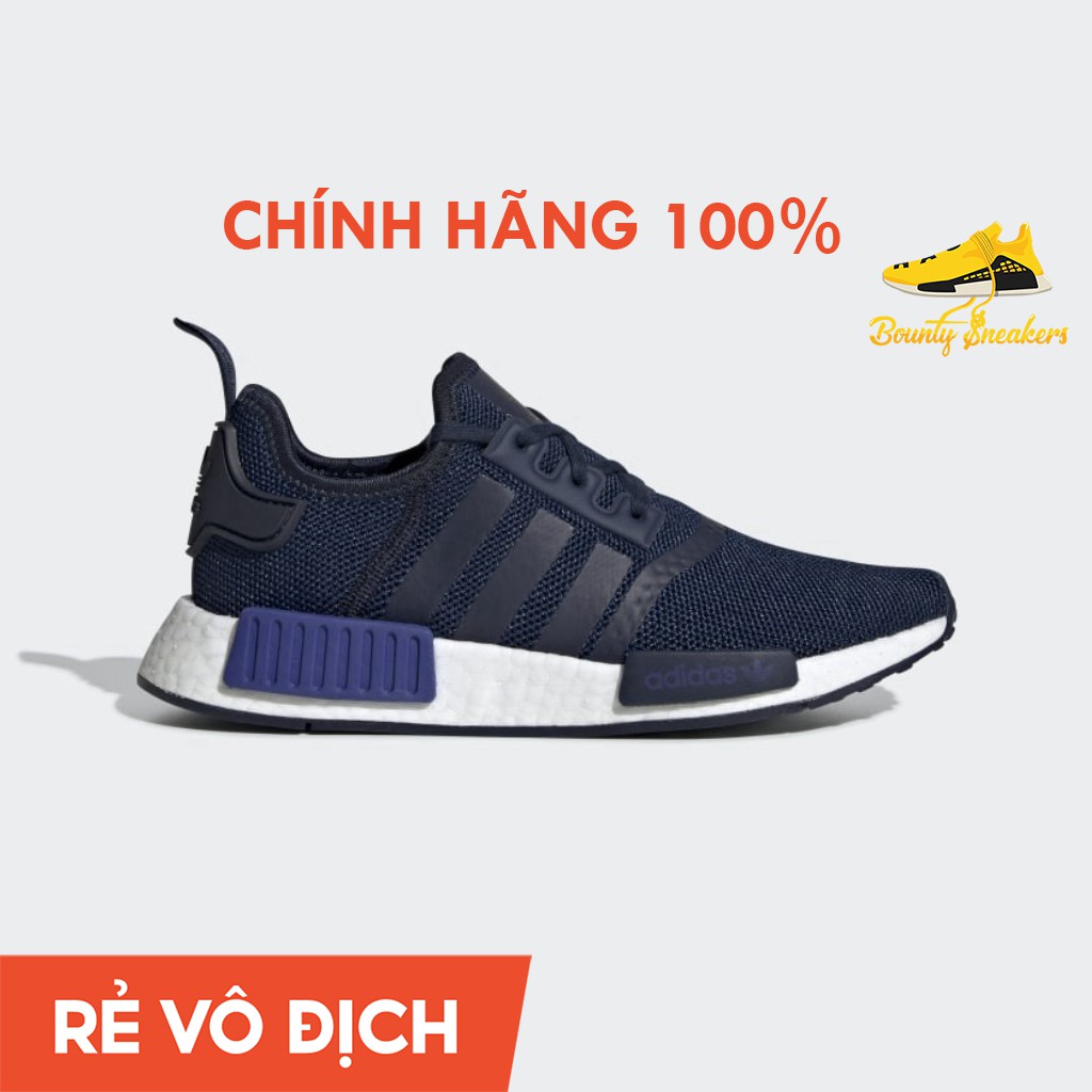 Giày Sneaker Thời Trang Nữ Adidas NMD R1 J  Xanh Đen EE6675 - Hàng Chính Hãng - Bounty Sneakers