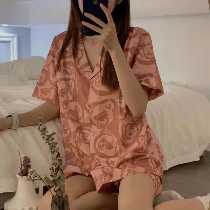 Bộ Đồ Ngủ Thời Trang Mùa Hè Ngọt Ngào Dành Cho Nữ La032