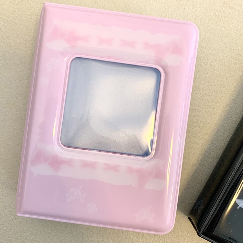 Album Ảnh Một Trang 3 Inch 40 Ô Hoa Hồng Ren Ngọt Ngào