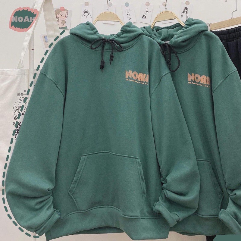 (CÓ SẴN) Áo Hoodie Noah Nỉ Lót Bông form rộng nam nữ đều mặc đc ( ảnh thật )