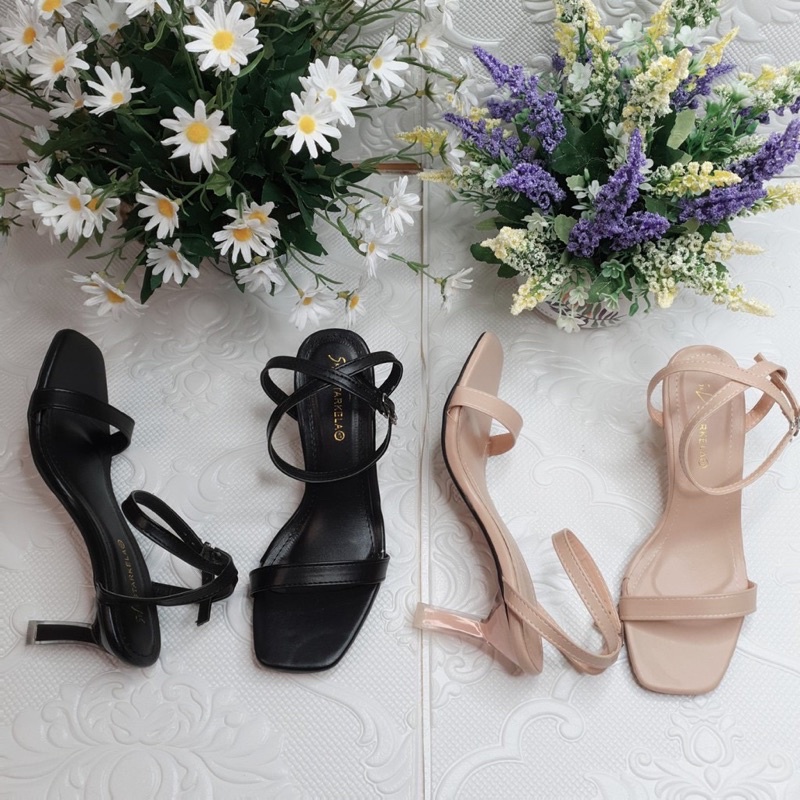 Sandal nữ cao gót 7 phân dáng đẹp mã LC06