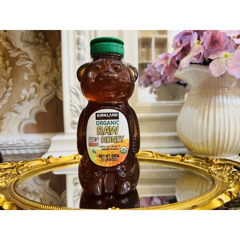 Mật Ong Kirkland Oranic Raw Honey Chai 680g