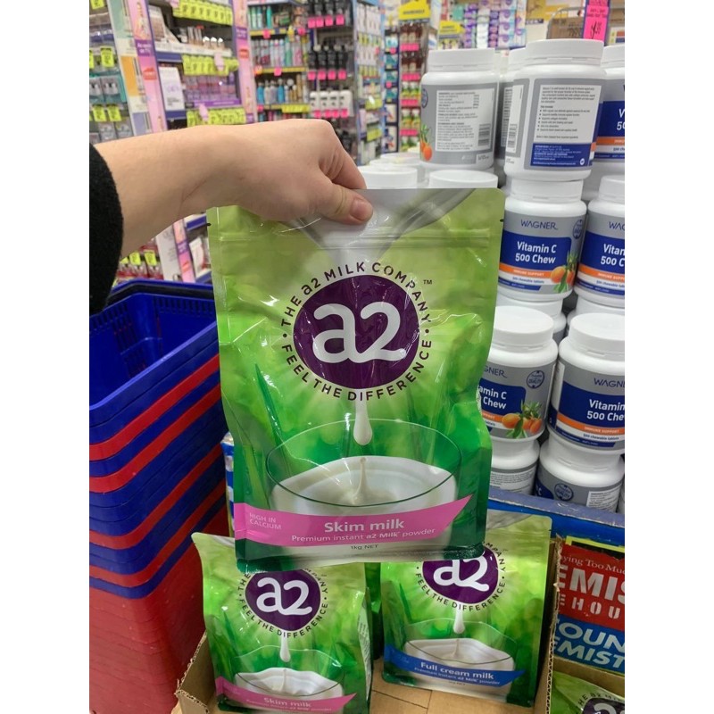 (video mua hàng)Sữa bột A2 nguyên kem/tách kem 1kg Úc