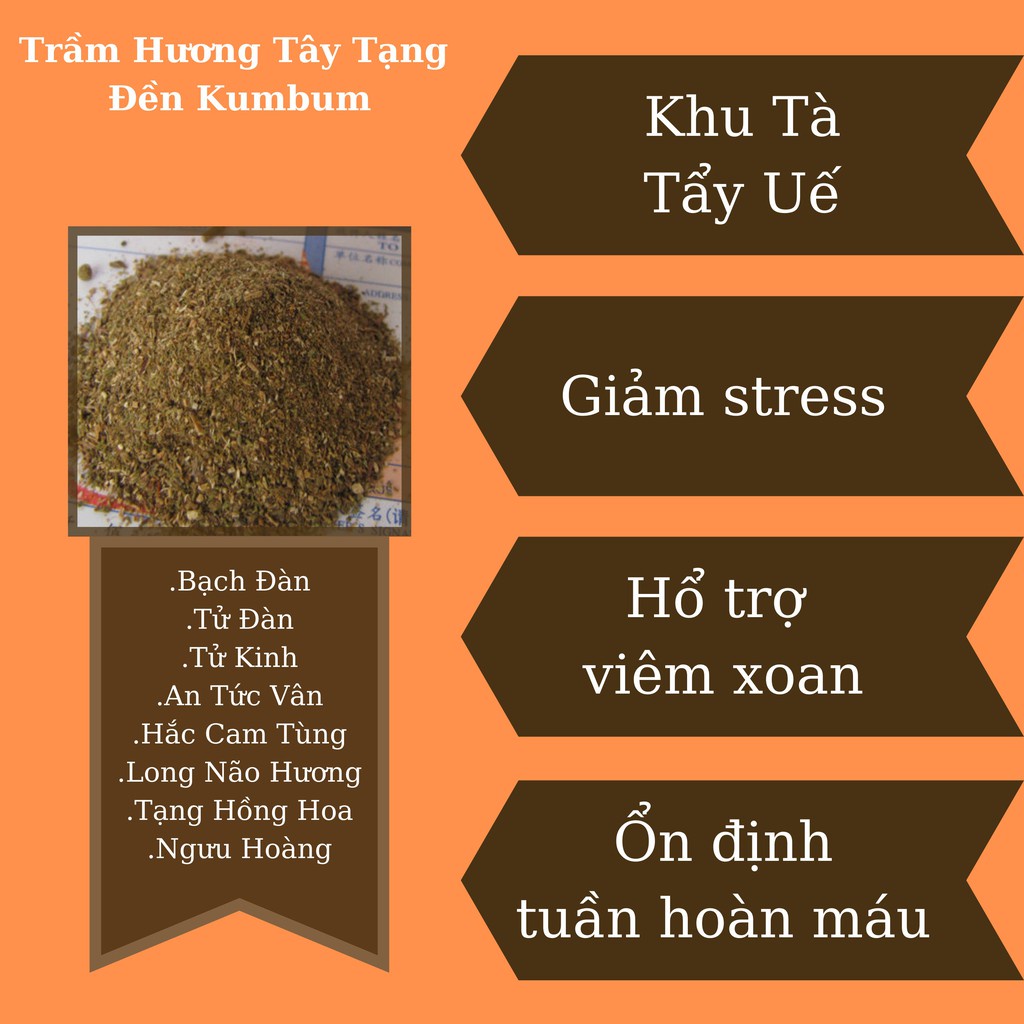 10 GÓI Bột xông tài lộc, may mắn, tẩy uế nhà cửa, thanh lọc không khí