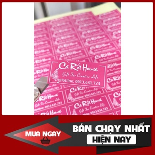 In tem nhãn thiết kế theo yêu cầu