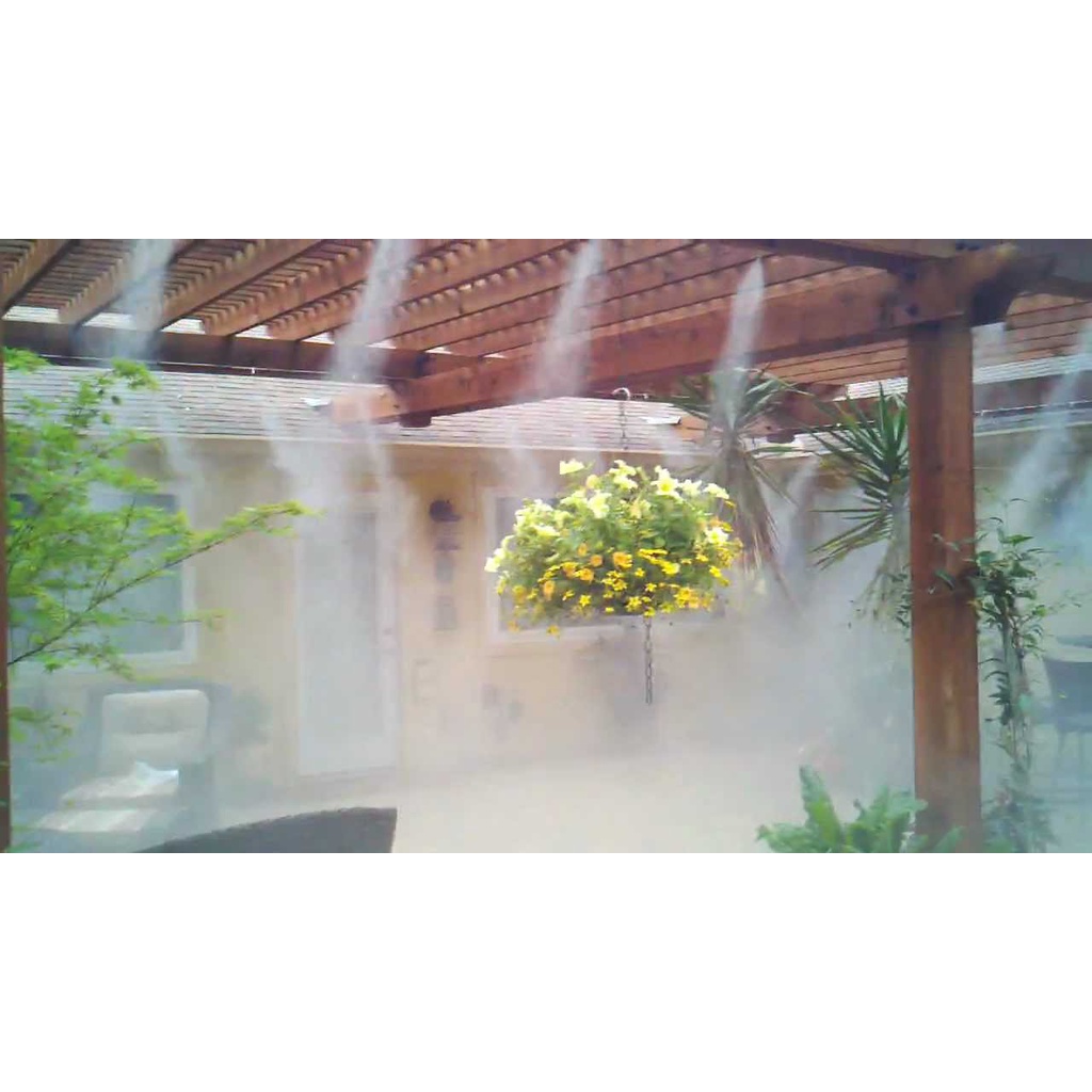 Bộ máy phun sương làm mát haita cực mạnh mẽ 5,10,20,30,40,45 béc trọn bộ dùng làm mát nhà, mát quán cafe,phun tưới lan