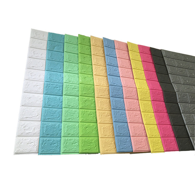35 * 38 cm Dán tường Tự dính Bọt 3D Hình nền