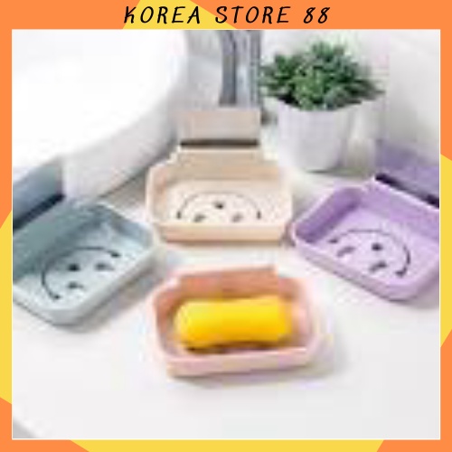 Khay để xà bông dán tường hình mặt cười-2454 KOREA STORE88