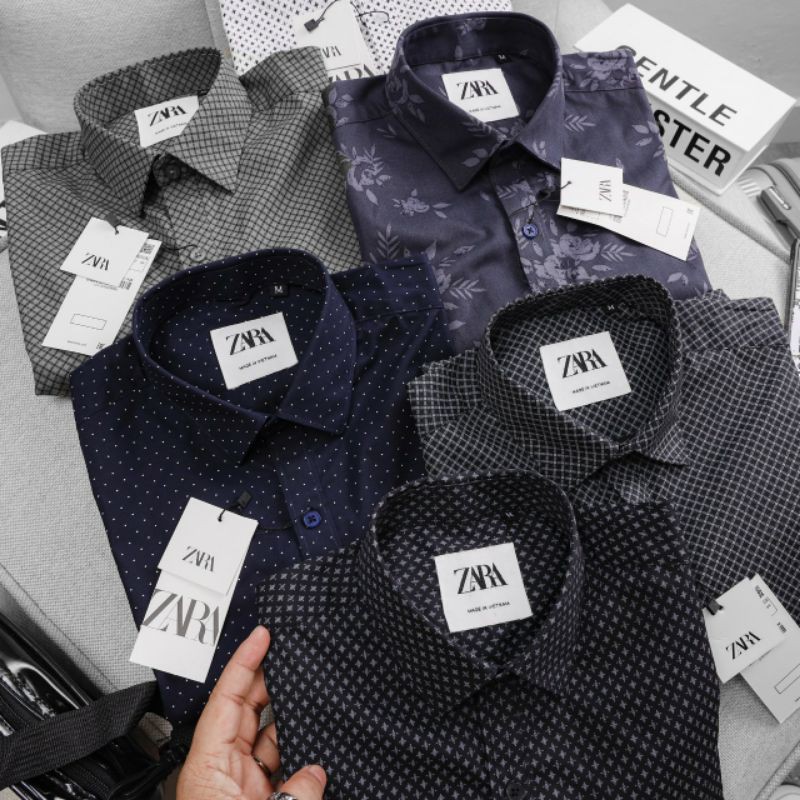 Áo Sơmi tay ngắn HỌA tiết hoa văn VNXK | BigBuy360 - bigbuy360.vn