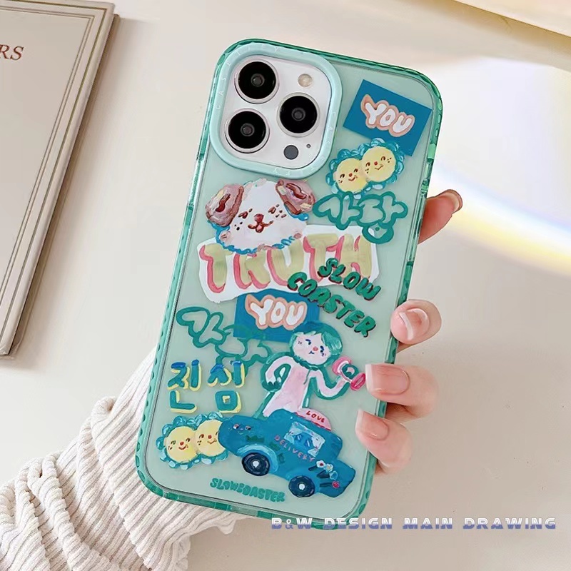 Ốp Điện Thoại Mềm Chống Sốc Họa Tiết Hoạt Hình Cho iPhone 13 12 11 Pro MAX IX XS MAX XR 7Plus 8Plus