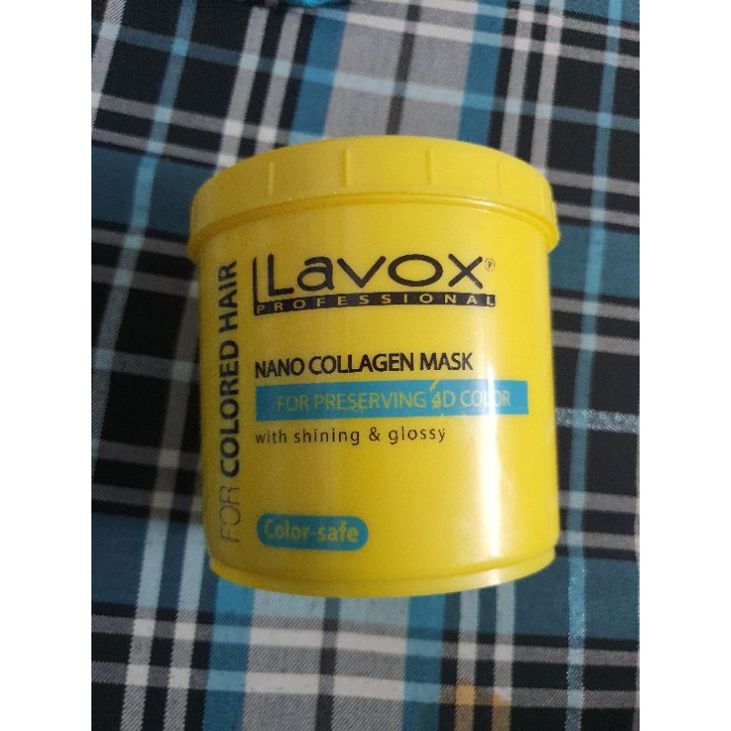 Hấp phủ bóng giữ màu 4D LAVOX NANO COLLAGEN 1000ml siêu mềm mượt