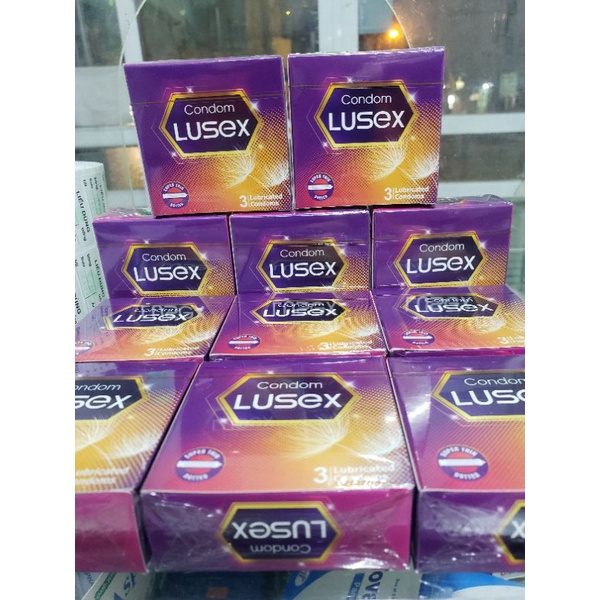 Bao cao su gai siêu mỏng Lusex codom hộp 3 chiếc
