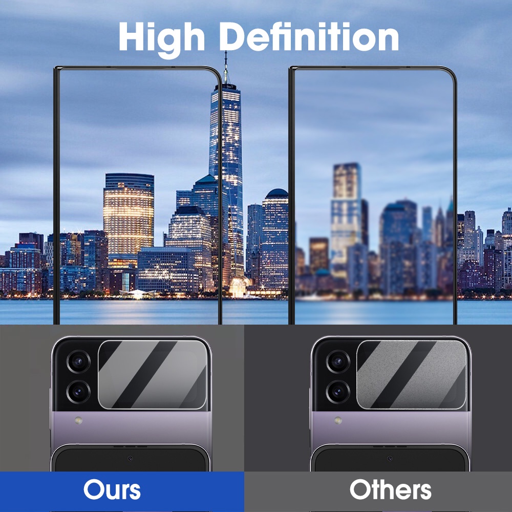 Kính Cường Lực HD Chống Trầy Cho Camera Điện Thoại Samsung Galaxy Z Flip 4