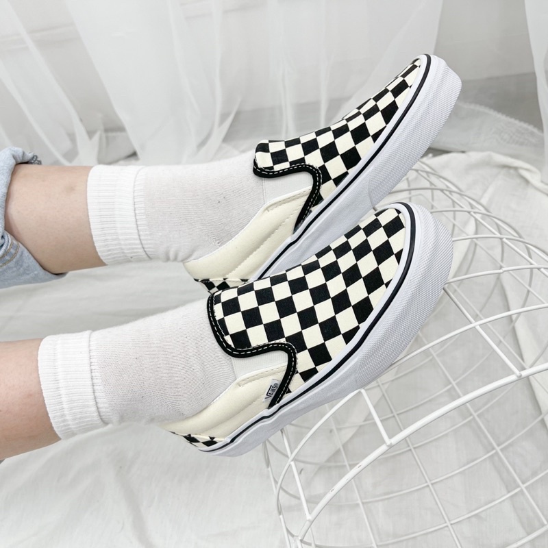 Vans caro slip on, giày vans caro nam nữ CHÍNH HÃNG cao cấp Full box