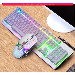 Bộ bàn phím chơi game kim loại K002 Gaming cực chất độ nhạy cực cao cực bền