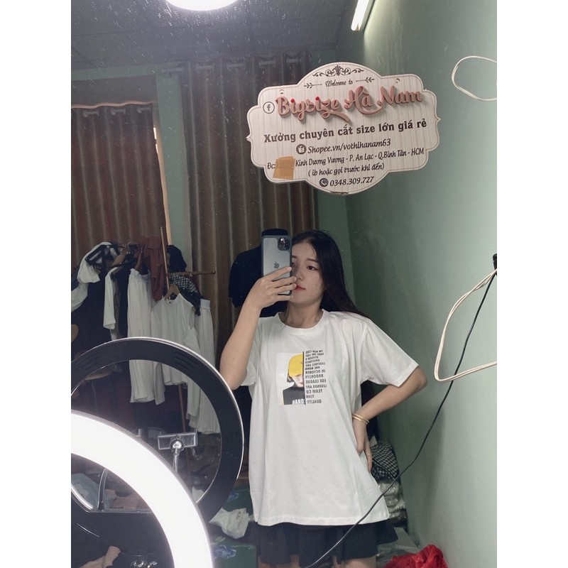 áo thun bigsize 100kg đổ về