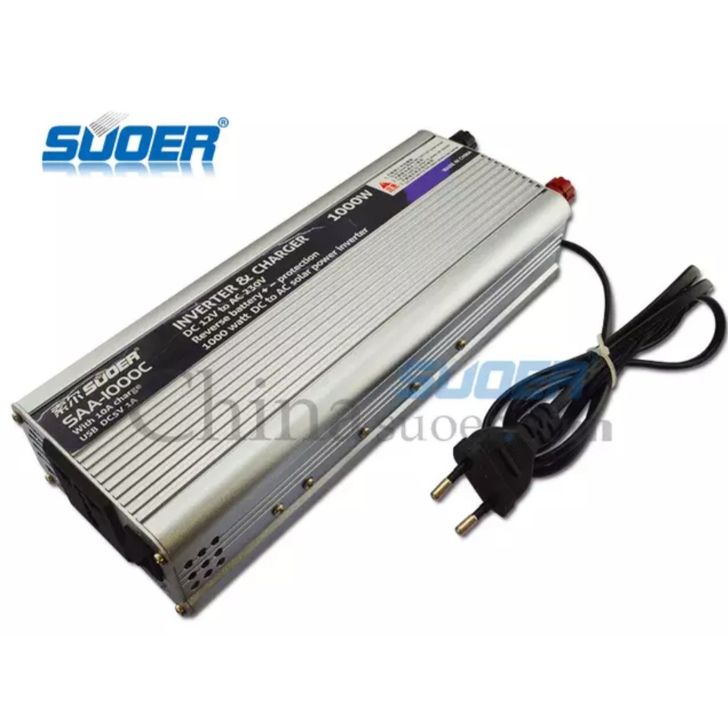 [Mã 44ELSALE2 giảm 7% đơn 300K] Máy kích điện 1000W có sạc 10A SAA-1000C