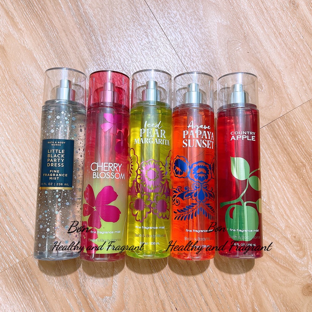Xịt thơm toàn thân 🍊(body mist) 🍊Bath&Body Works 🍊nhiều mùi 🍊Part 1