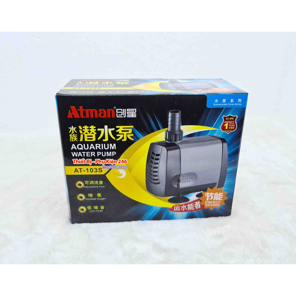 Atman AT-103S Máy bơm nước bể cá atman 103 hồ cá cảnh Atman 103s
