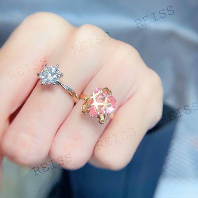 Vòng cổ Mặt Hình Trái Tim Đính Đá Zirconia 18k 398n