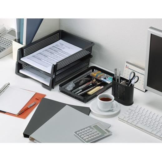 [Hỏa tốc HCM] Khay đựng tài liệu A4 (có thể xếp chồng) nội địa Nhật Bản