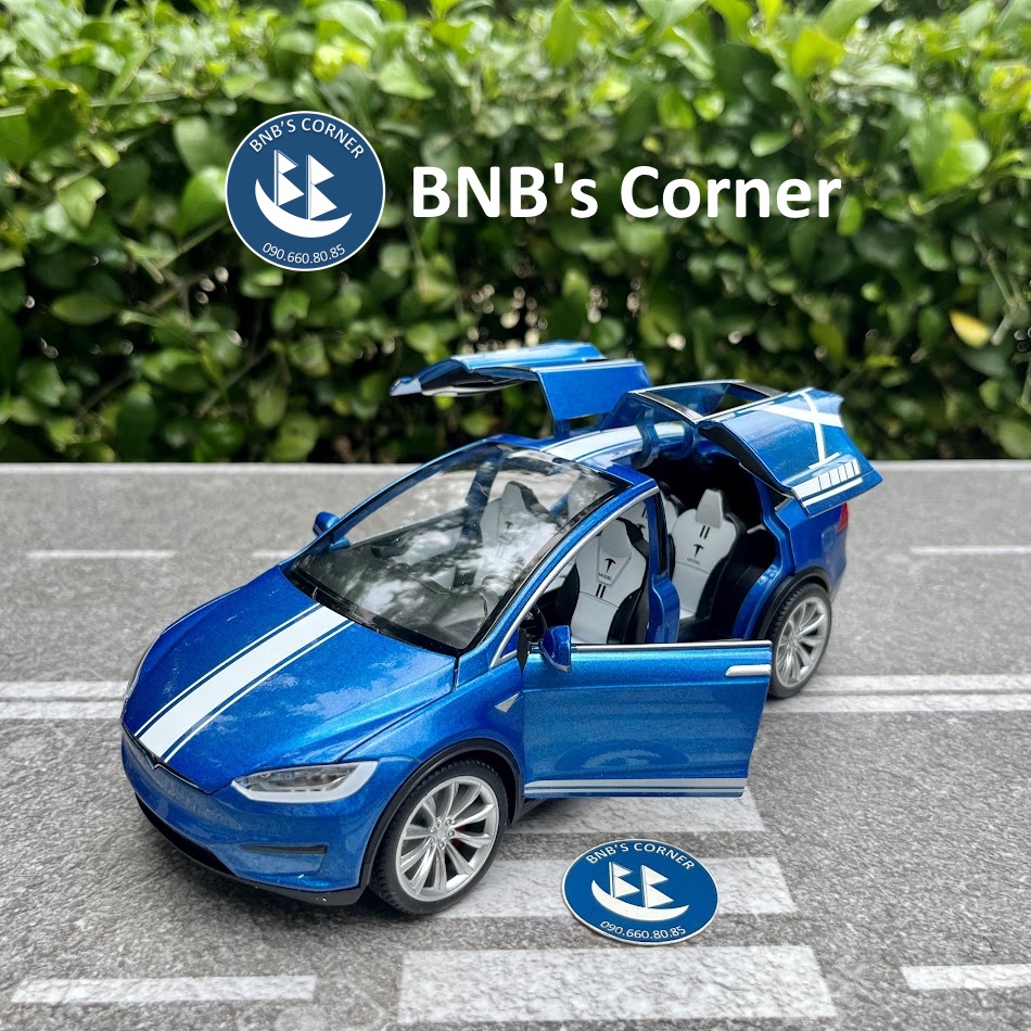 Mô hình xe 1:24 Tesla Model X hãng MiniAuto