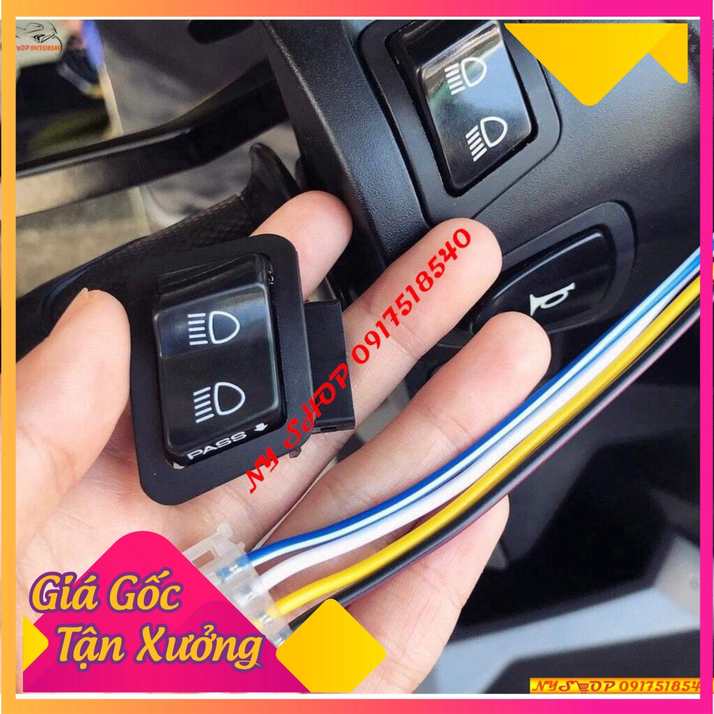 COMBO PHƯỢT THỦ CÔNG TẮC XI NHAN KẾT HỢP HAZARD + CTAC PASSING KÈM CHỚP ĐIỆN TỬ (Ảnh Sp thật)