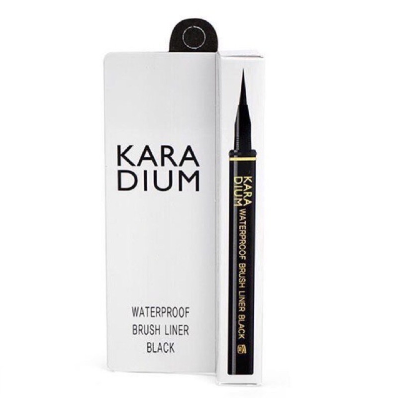 Kẻ Mắt Dạ Karadium Waterproof Brush Liner Black