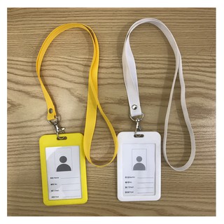 5 Bộ dây thẻ, bảng thẻ, bảng tên học sinh, sinh viên, cán bộ nhân viên (dây lụa mỏng 1.5 x 90cm, bao viền nhựa màu)