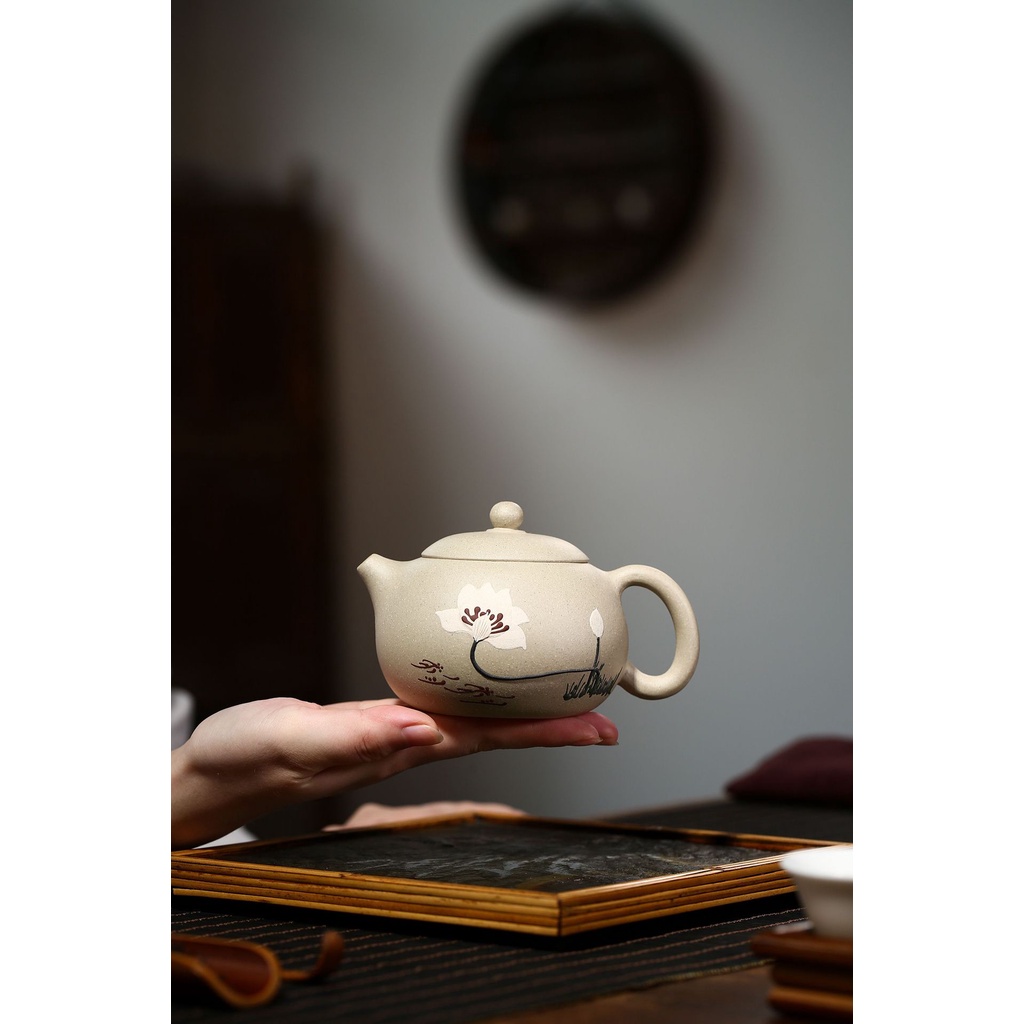 Ấm Tử Sa Nghi Hưng Tây Thi Hà Hoa 300 ml