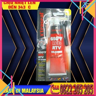 Keo dán ron chịu nhiệt màu đỏ x'traseal 650°f red rtv silicon 32g 85g 300g