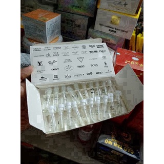 [SALE63]  Sét nước hoa 20 lọ tét trắng