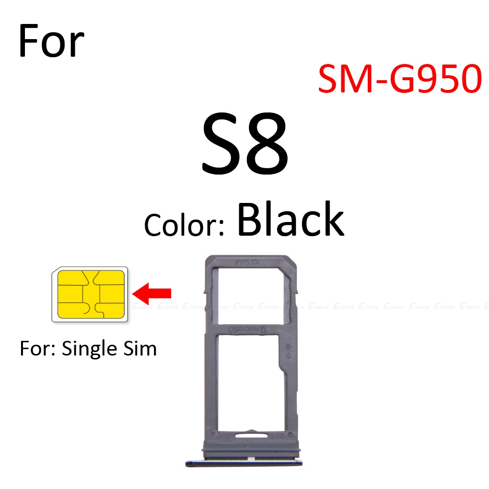 Khay Đựng Thẻ Micro SD / Sim Cho Samsung Galaxy S8 Plus G950 G955