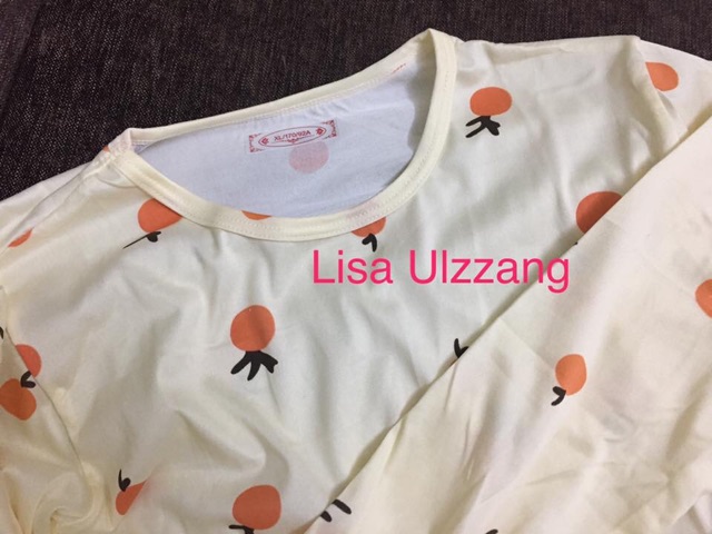 Set ulzzang đồ ngủ ORANGE DN008 (có ảnh thật) | BigBuy360 - bigbuy360.vn