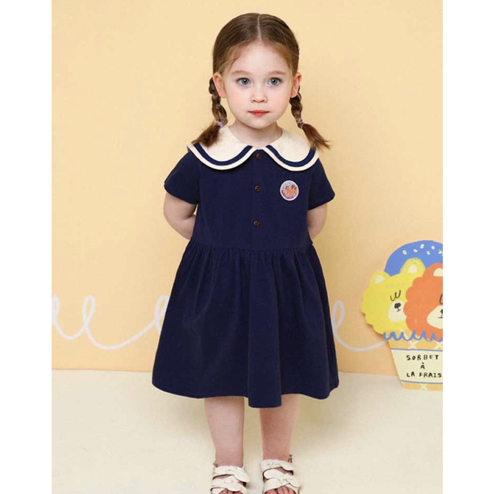 Đầm Milk mile Việt Nam xuất Hàn dư xịn đi học đi chơi bé gái