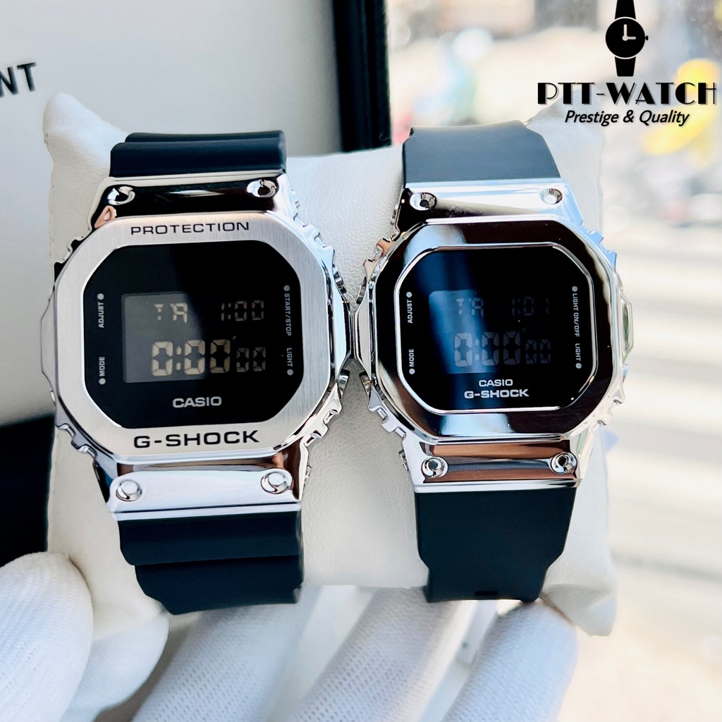 đồng hồ nam nữ G-Shock GM5600-1d COUPLE - Dây đeo nhựa - Mặt kính khoáng - Chống nước 200m