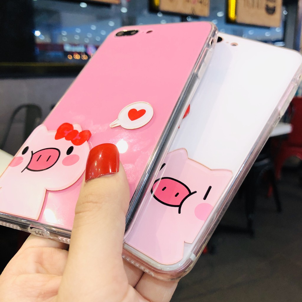[ IPHONE ] Ốp Lưng Heo Trái Tim Cartoon 3D - C037 | BigBuy360 - bigbuy360.vn