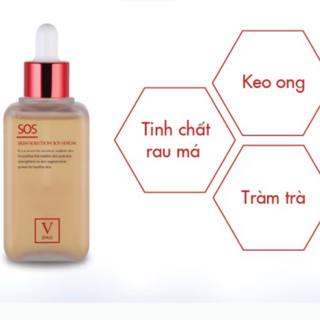 Serum làm dịu, giảm đỏ và phục hồi da FAU SOS Serum 100ml – HANAH SKIN