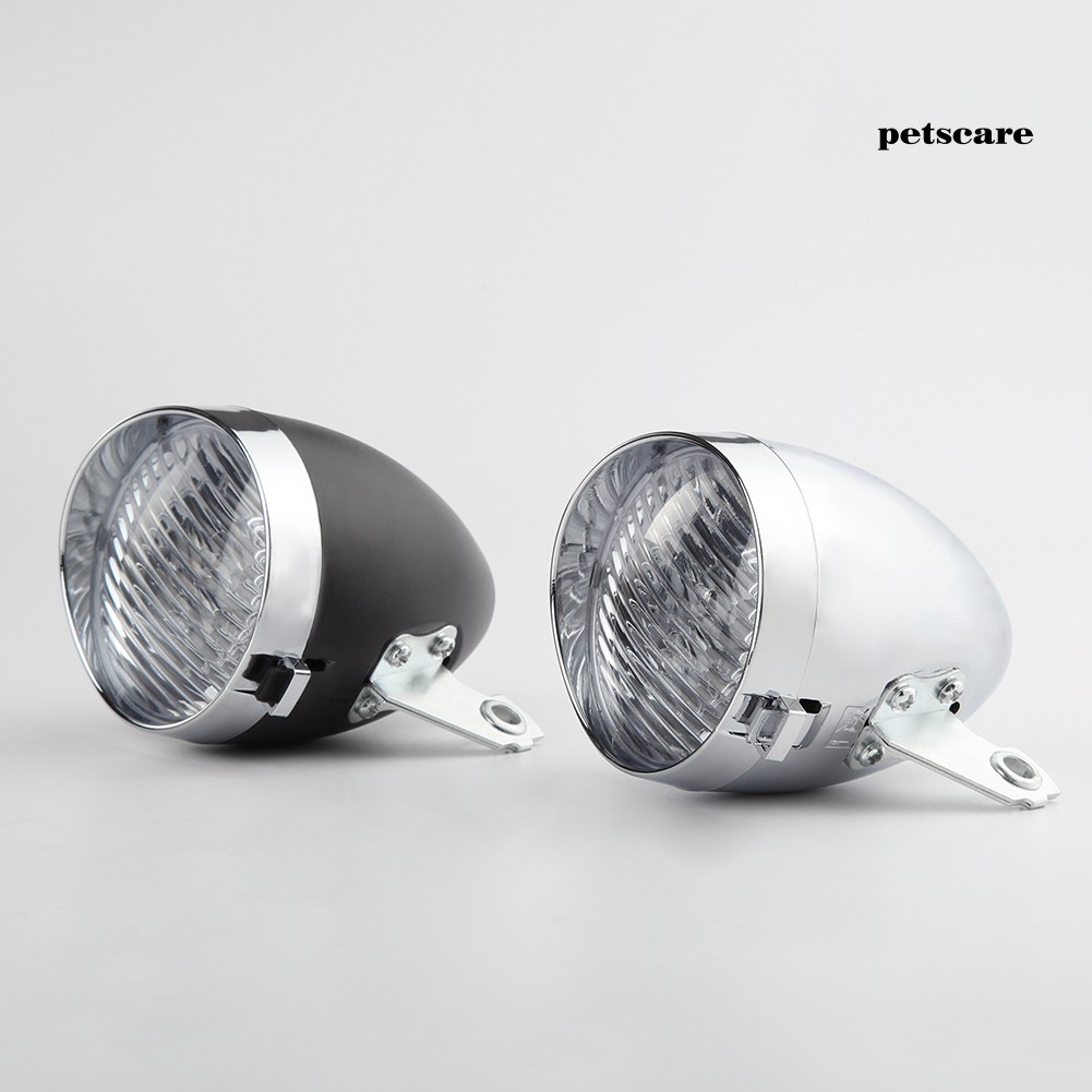 Đèn Pha Xe Đạp 3 Bóng Led 2 Chế Độ