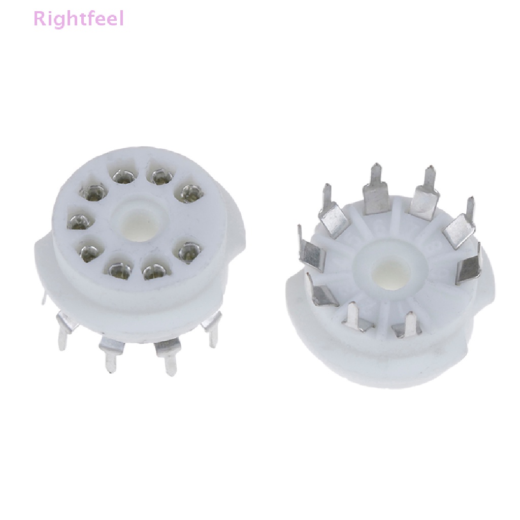 1 Cái Đế Van Ổ Cắm Bằng Gốm Mạ Vàng 9 Pin Cb Cho 12AX7 12AU7 ECC83 Mới