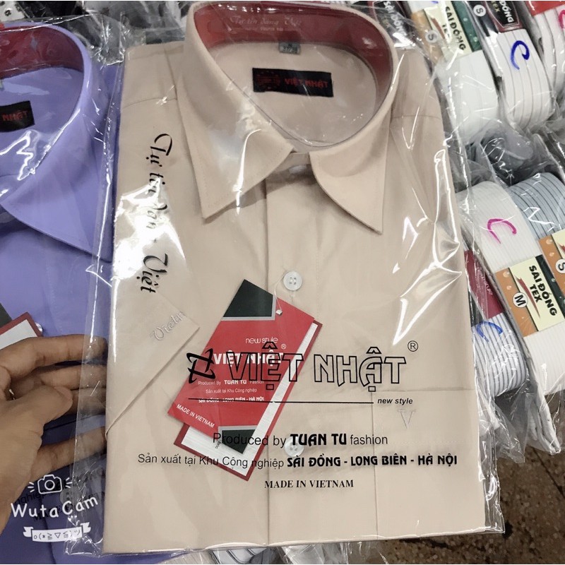 Áo sơ mi ngắn tay nam trung niên hàng công ty chất đẹp | BigBuy360 - bigbuy360.vn