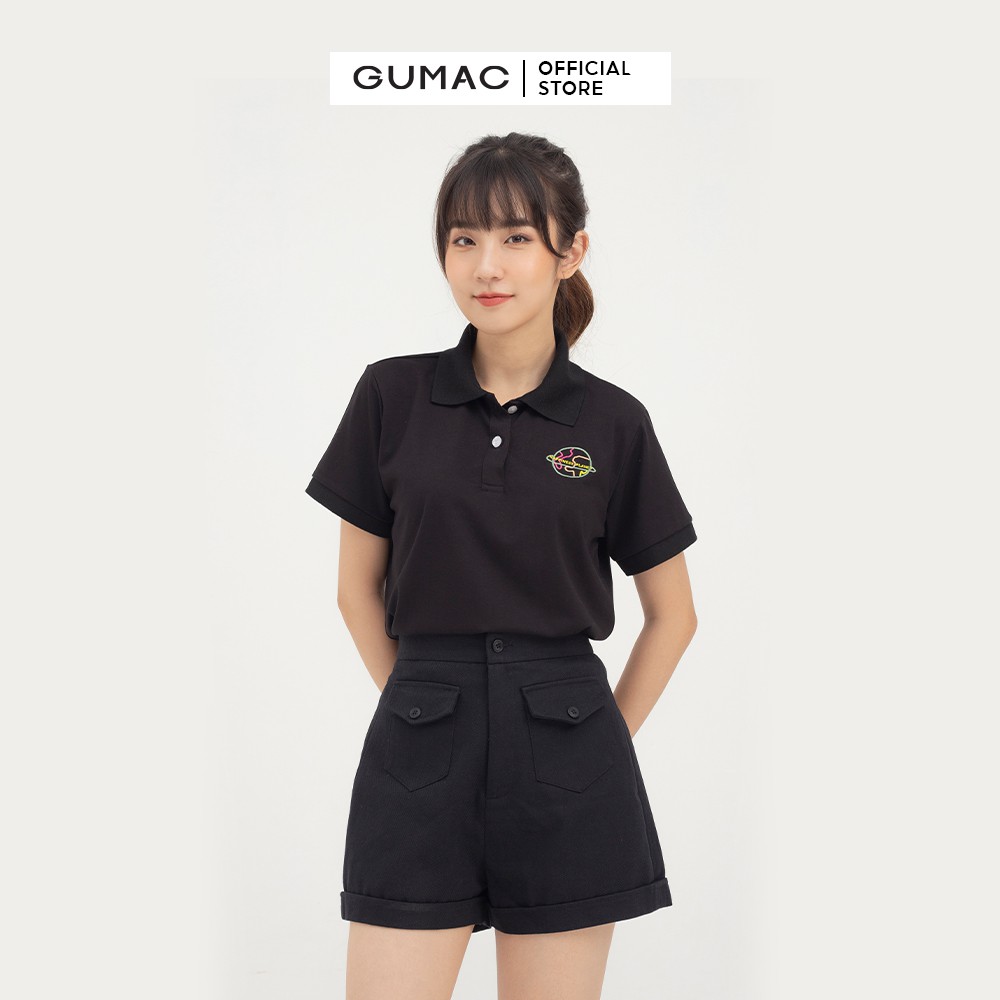 [Mã WABRGM11 giảm 10% đơn 250K] Áo polo nữ GUMAC thêu mẫu mới ATB851 | BigBuy360 - bigbuy360.vn