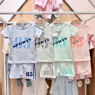 Bộ cộc tay cài vai Momma