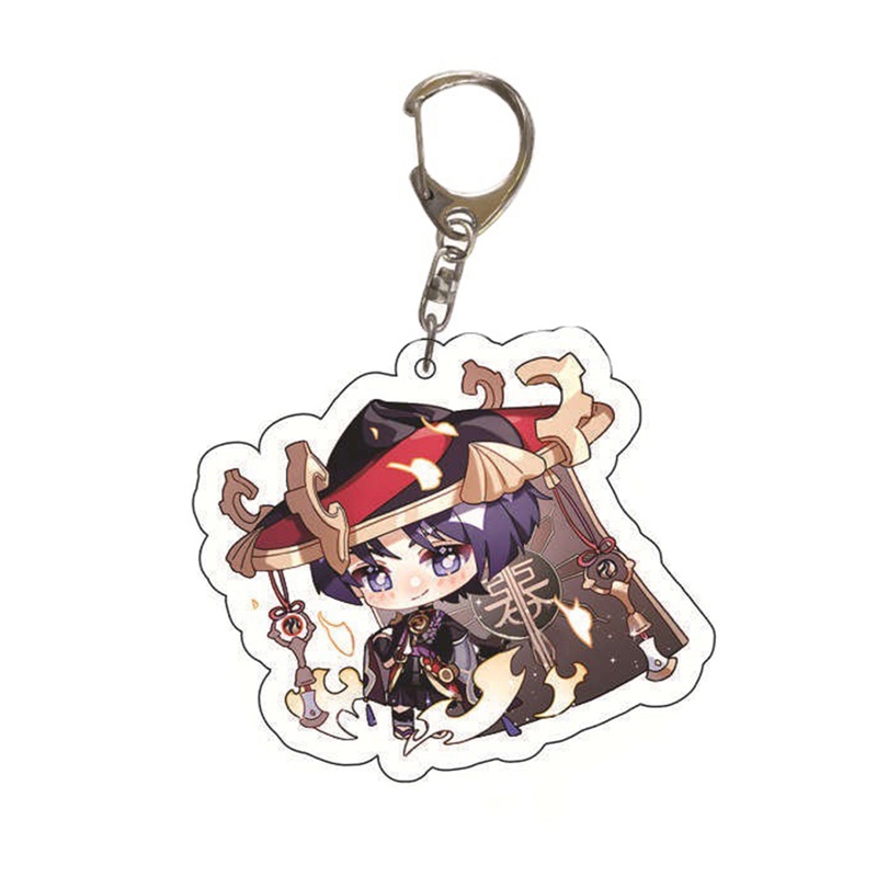 Tmdbyx Móc Khóa Nhựa Acrylic Hình Nhân Vật Trong Game Venti Tartaglia Mona