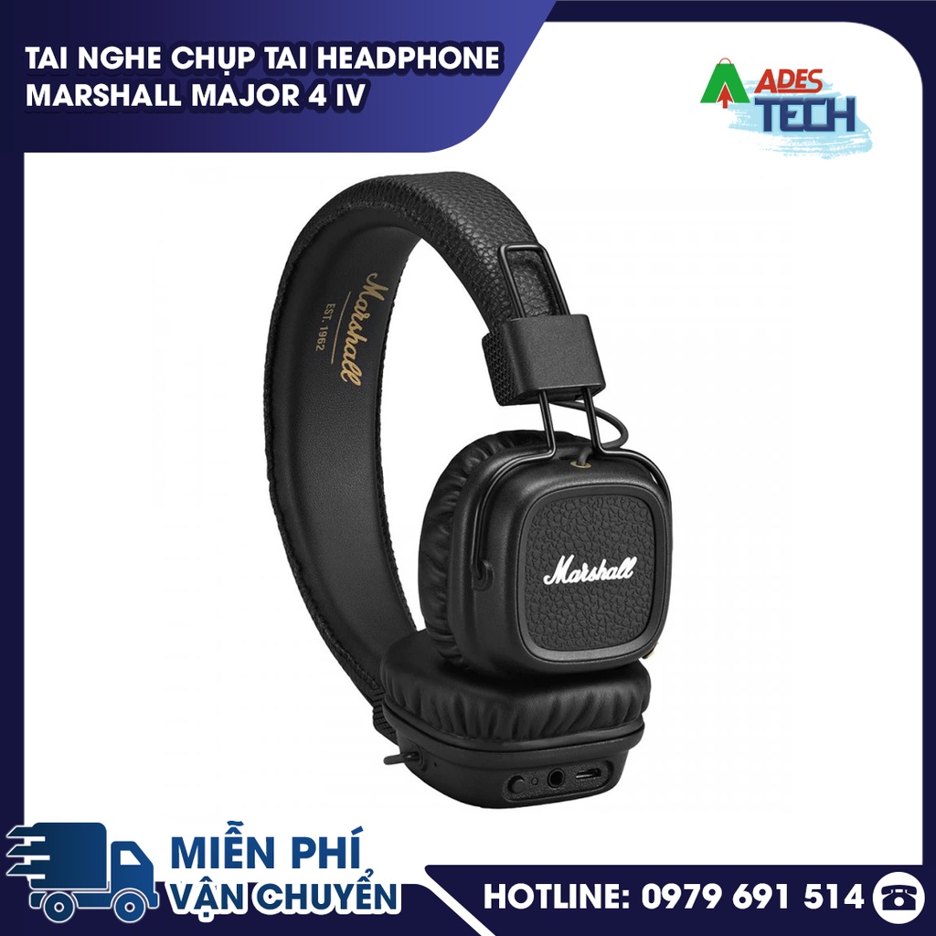 Tai Nghe Chụp Tai Headphone Marshall Major 4 IV - BẢO HÀNH 12 THÁNG