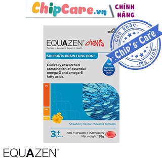DHA Equazen chew cho bé từ 3 tuổi trở lên 3+