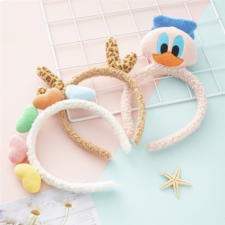 Băng Đô Cài Tóc Hình Vịt Donald Dễ Thương