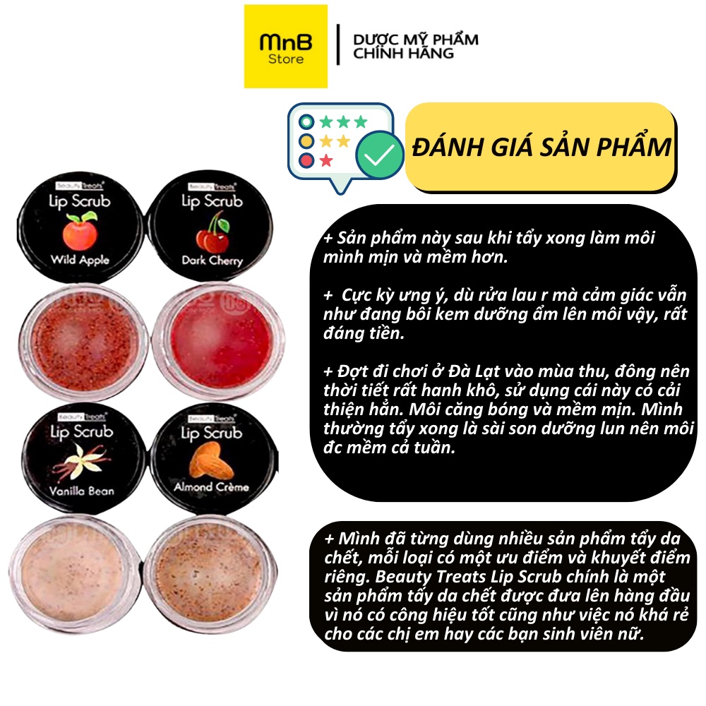 Tẩy tế bào chết môi Beauty Treats Lip Scrub mỹ 10.5g