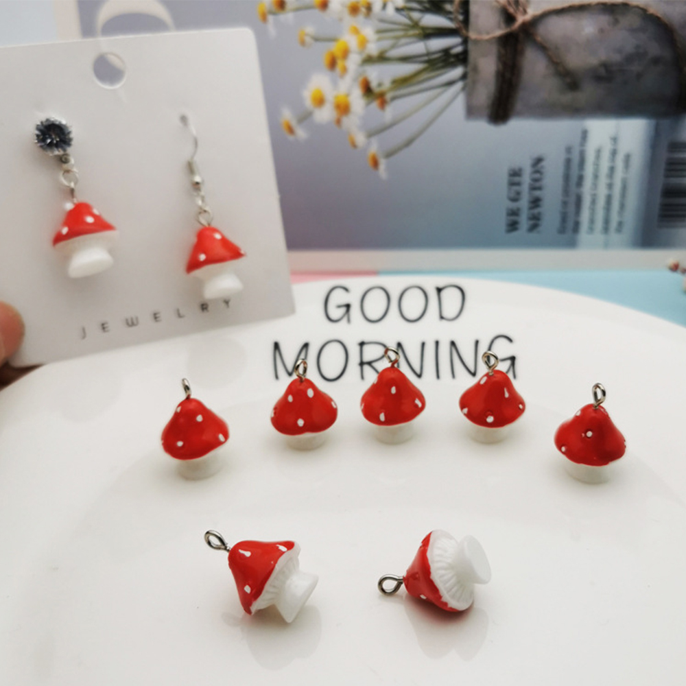 Mặt Dây Chuyền Hình Cây Nấm 3d Độc Đáo Diy